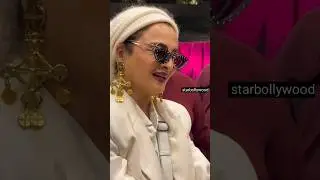 Rekha Never not-glam, this one💁&zwj;♀️ Scenes as she pops into a swanky Juhu hotel for a movie trailer