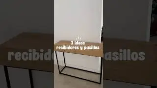Tres ideas para recibidores y pasillos que te vendr&aacute;n genial #hall #pasillo #deco #diy #inspohome