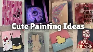 Painting ideas | cute and easy painting ideas | canvas painting ideas 