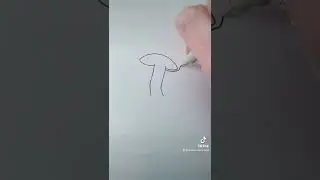 Как нарисовать милый гриб