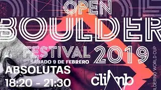 OPEN THE CLIMB 2019 - FINALES ABSOLUTAS