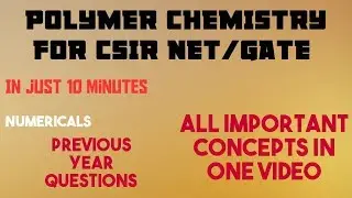 polymer chemistry for csir net and gate