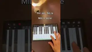 Sentimento - Mc Kevin - Aprenda a tocar de maneira facil no piano, Teclado #mckevin #piano #funk