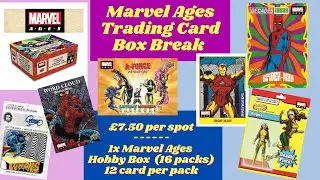 🔥 2021 Marvel Ages Hobby Box🔥ArmaGEEKdon Trading Card Box Break #43