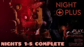 Five Nights At Freddy's in Geometry Dash! | Night Plus II by YaYmsc - Nights 1-5 | Geometry Dash 2.2