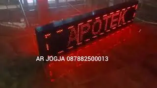 Running text jogja AR DIGITAL 20x100 Murah apotek jogja
