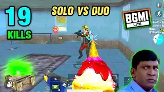 19 KILLS SOLO VS DUO GAMEPLAY | PUBG Mobile Lite Gameplay | NivasTKT