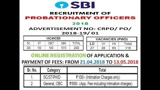 SBI PO 2018