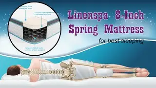 Linenspa 8 Inch Memory Foam | mattress topper