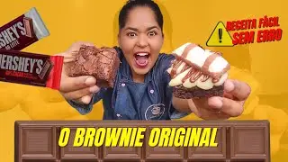 DEPOIS QUE FIZER ESSA RECEITA, NÃO VAI QUERER OUTRA! BROWNIE DE CHOCOLATE EM BARRA sem erro