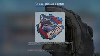 Opening riptide stickers-cs go