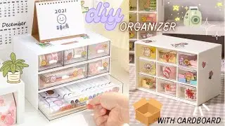 desk organizer with cardboard |diy organizer |organiser banana |cardboard organizer|cardboard drawer