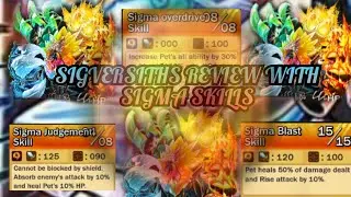 Bulu Monster - All Sigversiths Review With Sigma Skills - 8th Anniversary Special