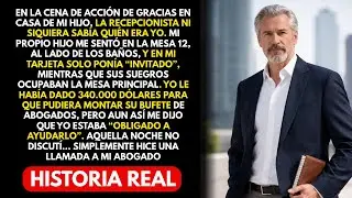 Mi hijo me sent&oacute; como &ldquo;invitado&rdquo; en su cena de Acci&oacute;n de Gracias&hellip; y lo demand&eacute; por 340.000$