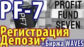 PF7 - Profit Fund Seven Регистрация Депозит  +Биржа WAVES