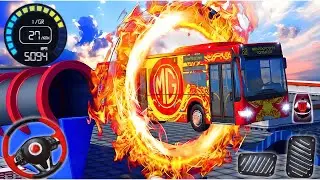 Ultimate Long Bus Mega Ramp Stunt Gone WRONG! 🚌 Bus Simulator 3D - Android Gameplay 2026