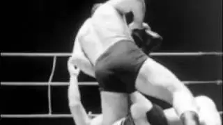 1957 Primo Carnera wins world heavyweight wrestling championship