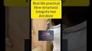 Structural integrity test of existing building reinforced concrete strength #home #trending