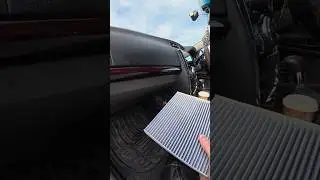 Air Filter cartridge inside the car / или меняем воздушный салонный фильтр в авто #cars #easylife