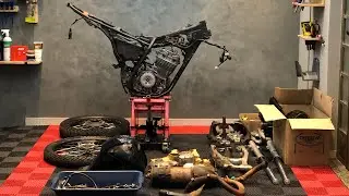 DESMONTAGEM XRE 300 (reforma)