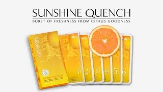 [US Crystal] SUNSHINE QUENCH - burst of freshness from the citrus - 6-Step Spa Pedicure in a Box