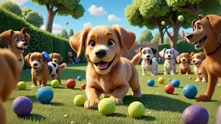 The Puppy Who Juggled Tennis Balls 🐶🎾 | Fun Kids Storytime | Educational Video for Children