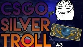 CS:GO - SMURFING IN SILVER #3 | TROLLING SILVER PLAYERS! - ZEUS AND KNIFES!