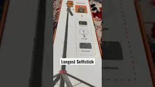 World Longest Selfie & Tripod for Landscape & portrait #shorts #selfiestick #tripod #unboxing #tech