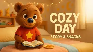 Cubby Bear's AMAZING Chill Day with Cozy Cartoons for Kids!