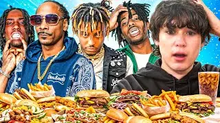 Trying Rappers Favorite Food and Drinks