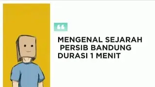 Sejarah Persib Bandung | animasi kardus #funny