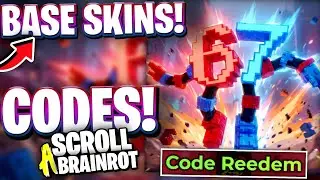 ✨BASE SKINS! ALL NEW BASE SKINS UPDATE CODES FOR SCROLL A BRAINROT - ROBLOX SCROLL A BRAINROT CODES