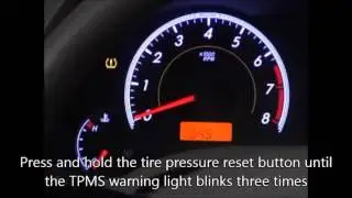 Reset 2007-10 Toyota Camry Tire Pressure Monitoring System (TPMS) After Tire Rotation or Replacement