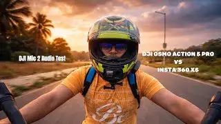 DJI Mic 2 Audio Test | Osmo Action 5 Pro vs Insta360 X5 #insta360 #dji 