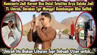 GERAKAN TGN Bkn Salfok! Totalitas Arya Saloka Jadi TL Umrah, Aksi Manggil Rombongan Naik Bus Disorot