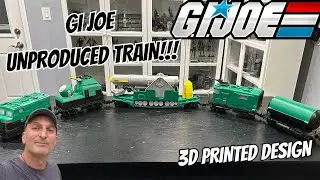GI JOE НЕПРОИЗВЕДЕННЫЙ ПОЕЗД &mdash; НАПЕЧАТАННЫЙ НА 3D-ПОДПИСИ | Yo Joe Java