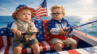 Baby Trump Goes Fishing with Baby Senator John Kennedy! Let&rsquo;s Make Fishing Great Again