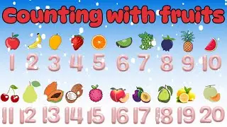1 to 20 Counting with Fruits 🍎🍌| Learn Numbers for Kids | Preschool Learning Video @yuvisharma_tv25 