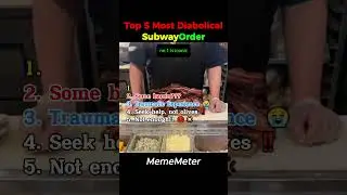 🥪 Top 5 Funniest Subway Orders Ever Made 😱🥪