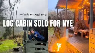 NYE in a log cabin alone, no signal, no wifi!
