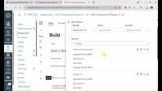 Create Random Blocks in Canvas Test using Cengage Test banks