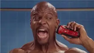 Terry Crews screaming for a minute