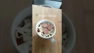 Mug pizza recipe | Pizza in a cup | 5 Minutes Recipe | 5 min food recipes| easy snack recipe #shorts