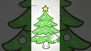 Drawing a New Year's tree | Brilliant art |Coloraia #christmas#diy #craft #newyear