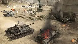 All unit showcase German side part 1 - part 2 |Company of Heroes