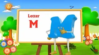 Letter M Song - 3D Animation Learning English Alphabet ABC Song For Children