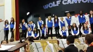 Wolf Canyon Elementary GLEE Club highlights from the musical 