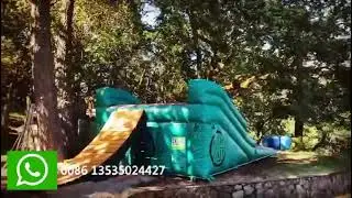 Extreme sport bmx freestyle airbag inflatable mountain bike arbag dirth jump airbag landing bmx ramp