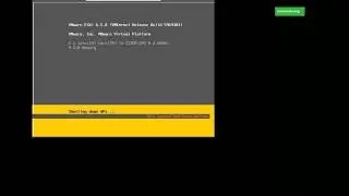 ESXi 6.5 boot up