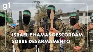 Israel e Hamas descordam sobre desarmamento e futuro governo